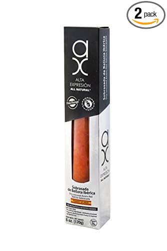 100% Pure Iberico de Bellota Acorn Fed Sobrasada Spreadable Chorizo Mallorcan Style AX by Covap - 6 oz