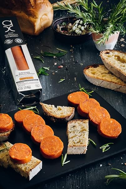 100% Pure Iberico de Bellota Acorn Fed Sobrasada Spreadable Chorizo Mallorcan Style AX by Covap - 6 oz
