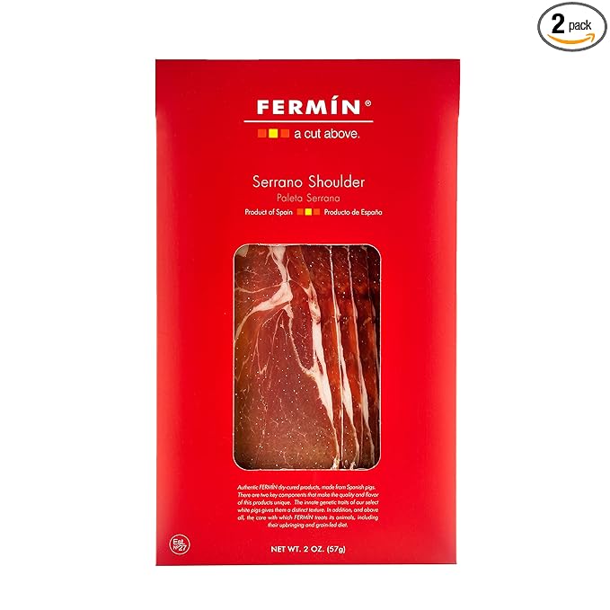Fermin A Cut Above Serrano Shoulder ( Paleta Serrrana ) Slices 2 oz Pack (2)