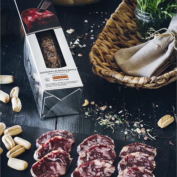 Dry-cured Acorn-fed Ibérico Salchichon AX by Covap (1 pound)