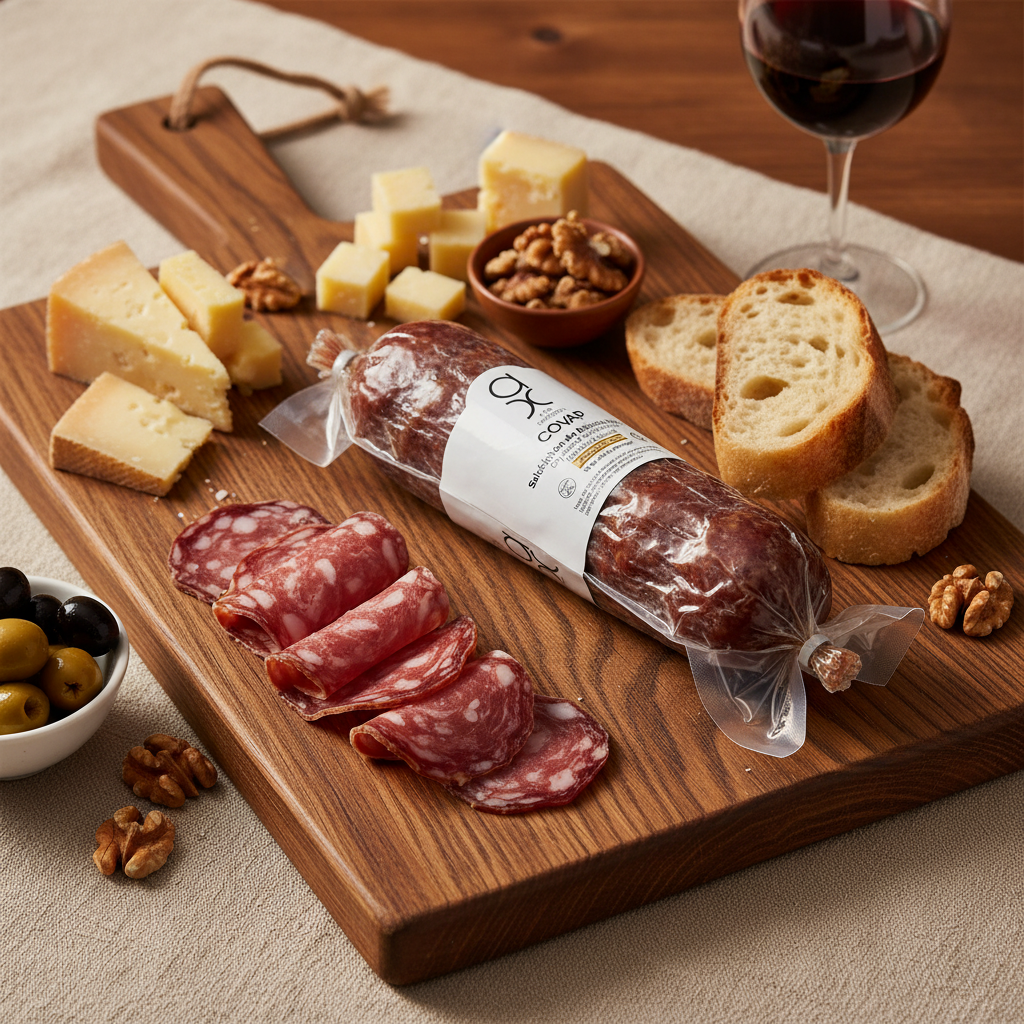 Dry-cured Acorn-fed Ibérico Salchichon AX by Covap (1 pound)